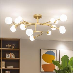 Brilagi - LED Prisadený luster MISTEL 15xG9/3W/230V zlatá/biela
