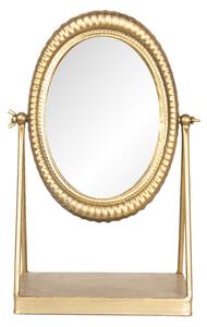 Stolný kozmetické zlaté zrkadlo - 23 * 13 * 35 cm