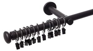Jednoduchá garniža Modern black matt 160cm