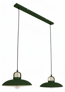 Brilagi - LED Luster na lanku FLAMENGO 2xE27/60W/230V zelená