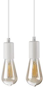Luster na lanku CORTINA 2xE27/15W/230V + 2xG9/5W/230V biela/dub