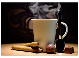 Obraz do kuchyne - šálku s kávou (Obraz 60x40cm)