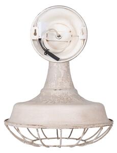 Clayre & Eef Nástenná biela vintage lampa - 35*46*39 cm