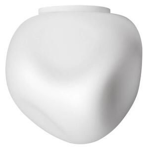 Foscarini Hoba Midi stropné svietidlo, Ø 19 cm, biele, sklo