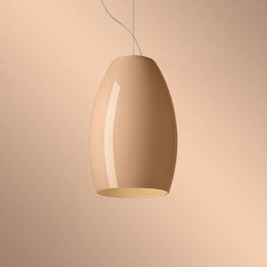 Foscarini závesné svietidlo Buds 1, čípová farba, E27, záves 350 cm