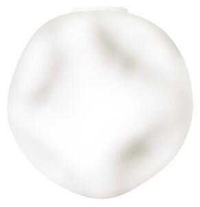 Foscarini Hoba Grande stropné svietidlo, Ø 36 cm, biele, sklo