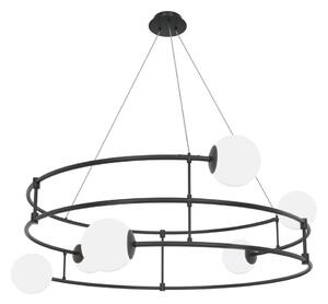 Maytoni MOD317PL-06B - Luster na lanku BALANCE 6xG9/40W/230V čierna