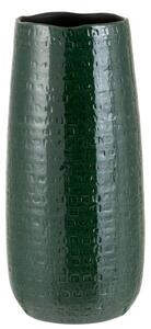 Tmavo zelená keramická váha so vzorom Seraphine - 15 * 19 * 40 cm