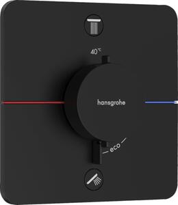 Sprchová a vaňová batéria Hansgrohe ShowerSelect Comfort Q bez podomietkového telesa matná čierna 15586670