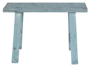 Modrá dekoračné stolička Quinton - 40 * 14 * 27 cm