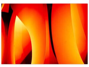 Oranžový abstraktný obraz (Obraz 60x40cm)
