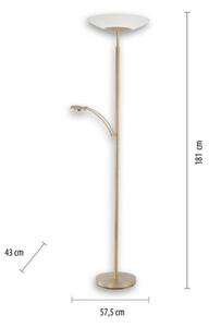 Paul Neuhaus 655-60 - Stmievateľná LED lampa ALFRED LED/28W/230V+LED/4W/230V