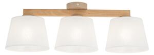 Brilagi - Prisadený luster LATTE SABIA 3xE27/15W/230V borovica/biela