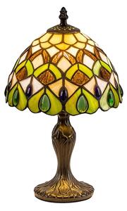 Brilagi - Tiffany vitrážová stolná lampa MARGARET 1xE14/40W/230V