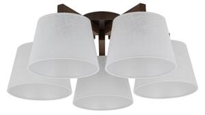 Brilagi - Prisadený luster LATTE 5xE27/15W/230V borovica/biela