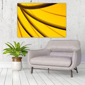 Žltá abstrakcie (Obraz 60x40cm)