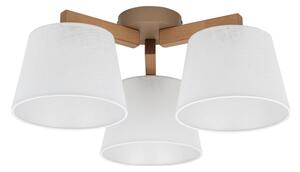 Brilagi - Prisadený luster LATTE SABIA 3xE27/15W/230V borovica/biela