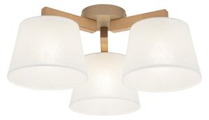 Brilagi - Prisadený luster LATTE SABIA 3xE27/15W/230V borovica/biela