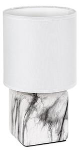 Rabalux 74069 - Stolná lampa NALISA 1xE14/40W/230V biela/mramorový dekor