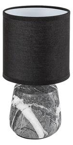 Rabalux 74066 - Stolová lampa NALISA 1xE14/40W/230V čierna/mramorový dekor