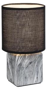 Rabalux 74068 - Stolná lampa NALISA 1xE14/40W/230V čierna/mramorový dekor