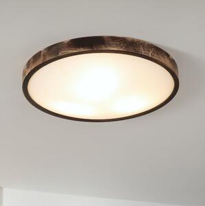 Brilagi - LED stropné svietidlo CARVALHO SLIM SMOKEY LED/36W/230V dub pr. 47,5 cm