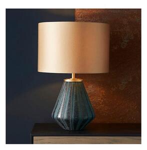 Endon 93059 - Stolná lampa ALYSSIA 1xE27/10W/230V zlatá/modrá