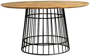 JEDÁLENSKÝ STÔL, mangové drevo, prírodná farba, 140/76/140 cm Livetastic - Stoly, Online Only