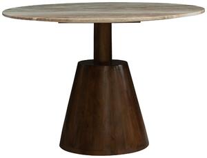 JEDÁLENSKÝ STÔL, mangové drevo, farba vlašského orecha, 110/76/110 cm Livetastic - Stoly, Online Only