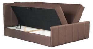 KONDELA Boxspringová posteľ, 160x200, hnedá, STAR