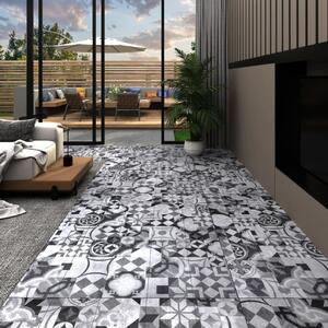 Samolepiace podlahové dosky z PVC 5,21 m² 2 mm sivý vzor