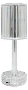 LED nabíjateľná dotyková stolová lampa SIMPLE LED/1W/5V 2400 mAh 3000-6000K priehľadná