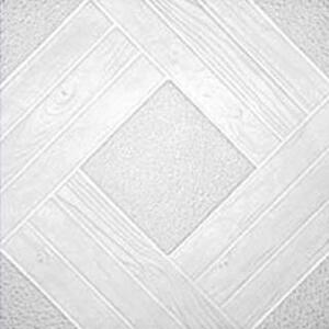 3D panel EPS, cena za kus, rozmer 50 cm x 50 cm, DUET S biely, IMPOL TRADE