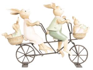 Dekorácie králikov na bicykli - 10 * 9 * 25 cm