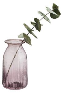Váza z recyklovaného skla Purple 13 cm