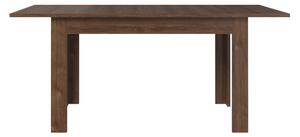 KONDELA Rozkladací jedálenský stôl 132-175x80, dub hnedý, BORAS