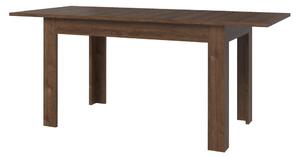 KONDELA Rozkladací jedálenský stôl 132-175x80, dub hnedý, BORAS