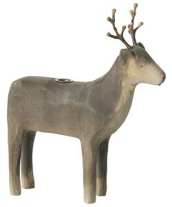 Drevený svietnik Reindeer Medium