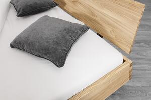 Dubová posteľ s úložným priestorom Tera 180x200