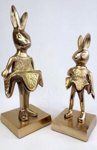 Dekorácie králik Wanny bronzový - 11 * 10 * 30cm