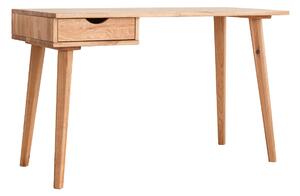 Písací stôl jednoduchý, dub, farba prírodný dub, séria Simona