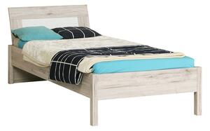 Detská posteľ Beach 90x200cm - dub pieskový / biela