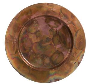 Dekoračné servírovací tanier Copper Antique - Ø 36 * 1,5 cm