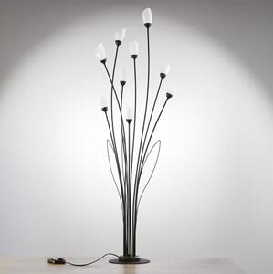 Jupiter 2058 - Stojacia lampa GLORIOSA 9xG9/14W/230V čierna