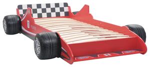 Detská posteľ pretekárske auto 90x200 cm červená