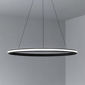 LED Stmievateľný luster na lanku LED/55W/230V 3000-6500K pr. 60 cm + diaľkové ovládanie