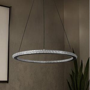 LED stmievateľný luster na lanku LED/90W/230V 3000-6500K pr. 60 cm + diaľkový ovládač