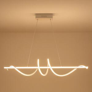 Stmievateľný LED luster na lanku LED/50W/230V 3000-6500K 100 cm + diaľkové ovládanie