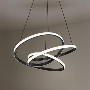 LED stmievateľný závesný luster na lanku LED/90W/230V 3000-6500K pr. 47 cm + diaľkové ovládanie
