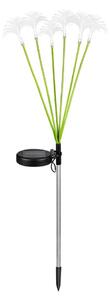 LED Solárne dekoračné svietidlo so senzorom 6xLED/1,2V 3000K 77 cm 600 mAh IP44